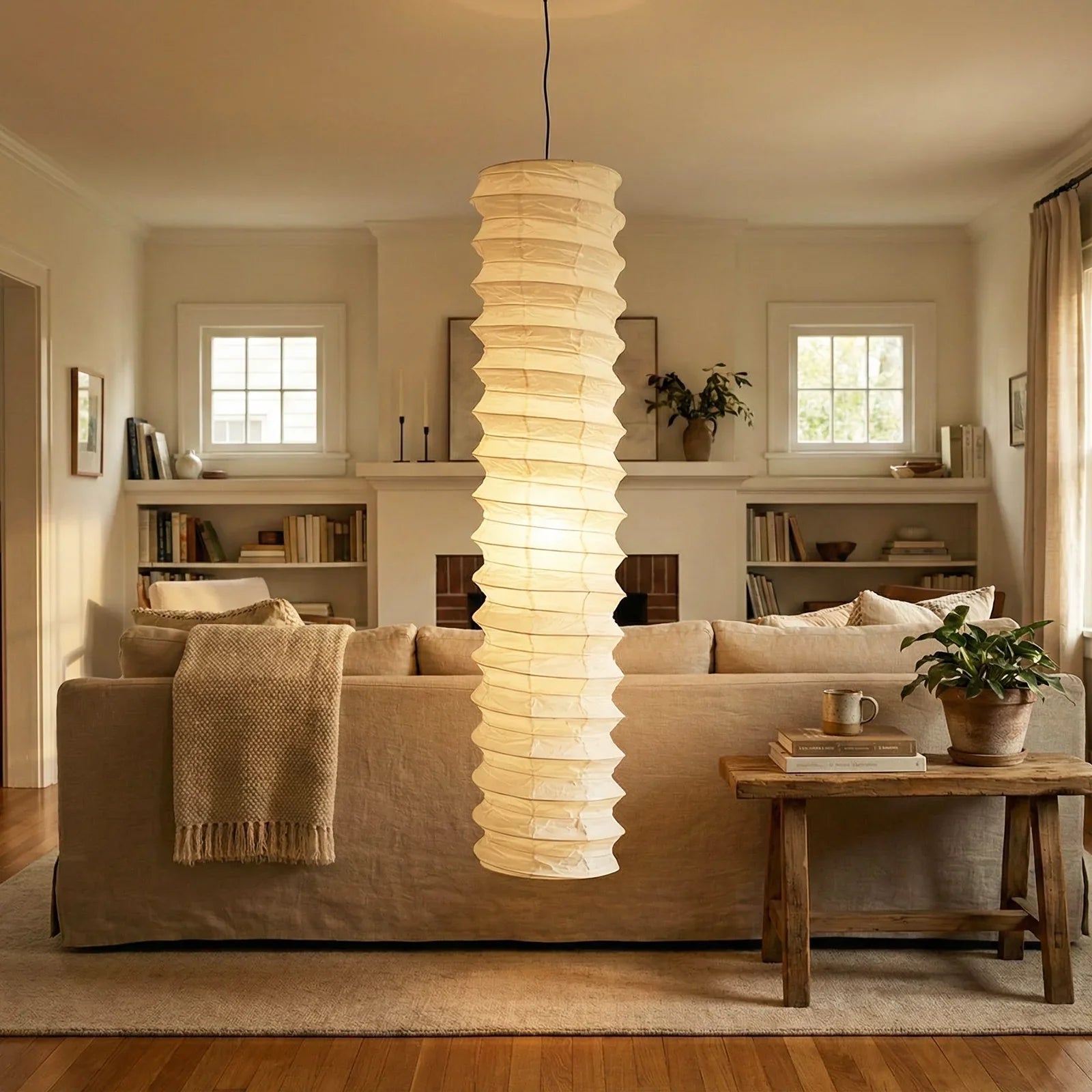 Akari Spiral 31N Pendant Light | wildoxy