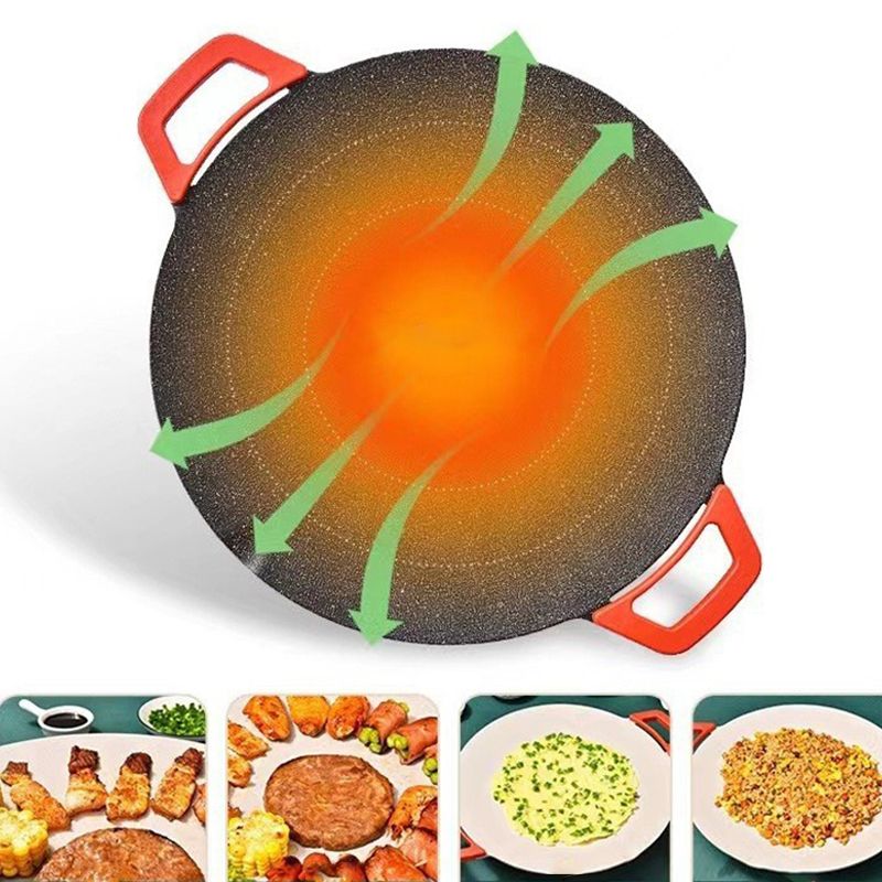 28 cm røgfri elektrisk grillplade og kontaktgrill