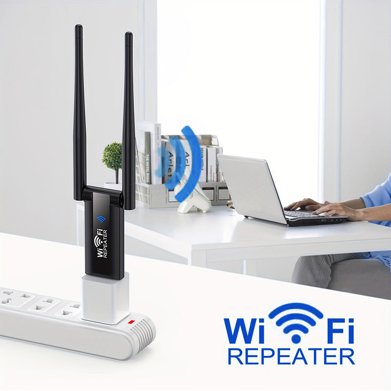300Mbps WiFi-forstærker — USB-drevet rækkeviddeforlænger