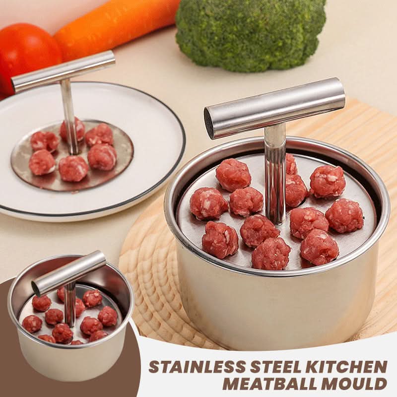 NovaCrisp Stainless Steel Meatball Mould — Even-Forming & Consistent Sizing Tool