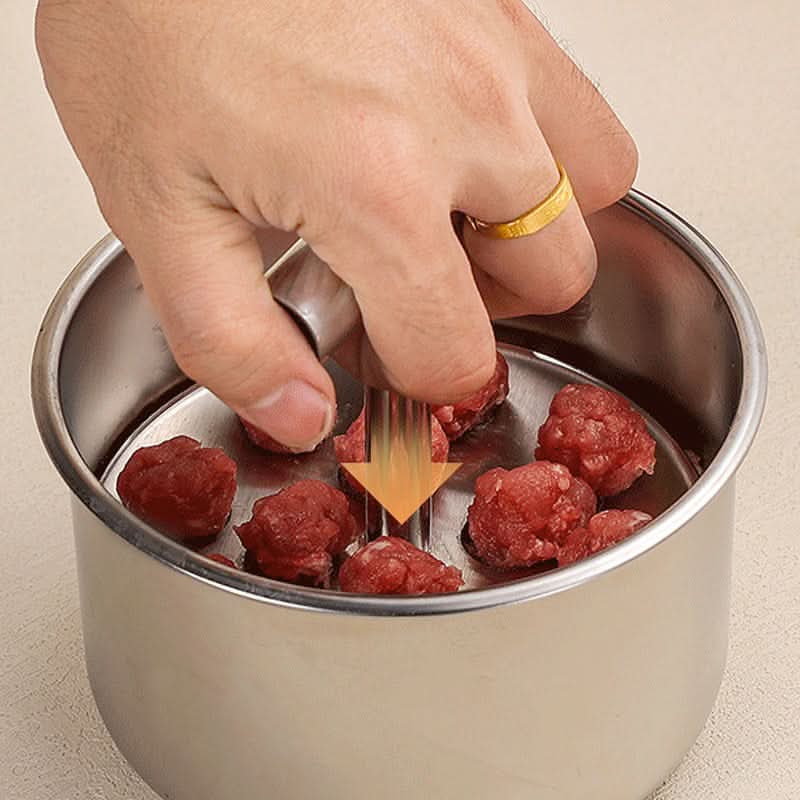 NovaCrisp Stainless Steel Meatball Mould — Even-Forming & Consistent Sizing Tool