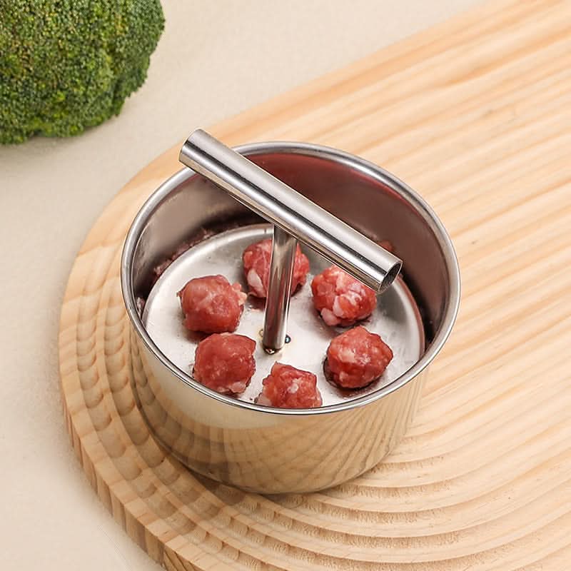 NovaCrisp Stainless Steel Meatball Mould — Even-Forming & Consistent Sizing Tool