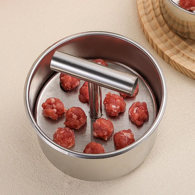 NovaCrisp Stainless Steel Meatball Mould — Even-Forming & Consistent Sizing Tool