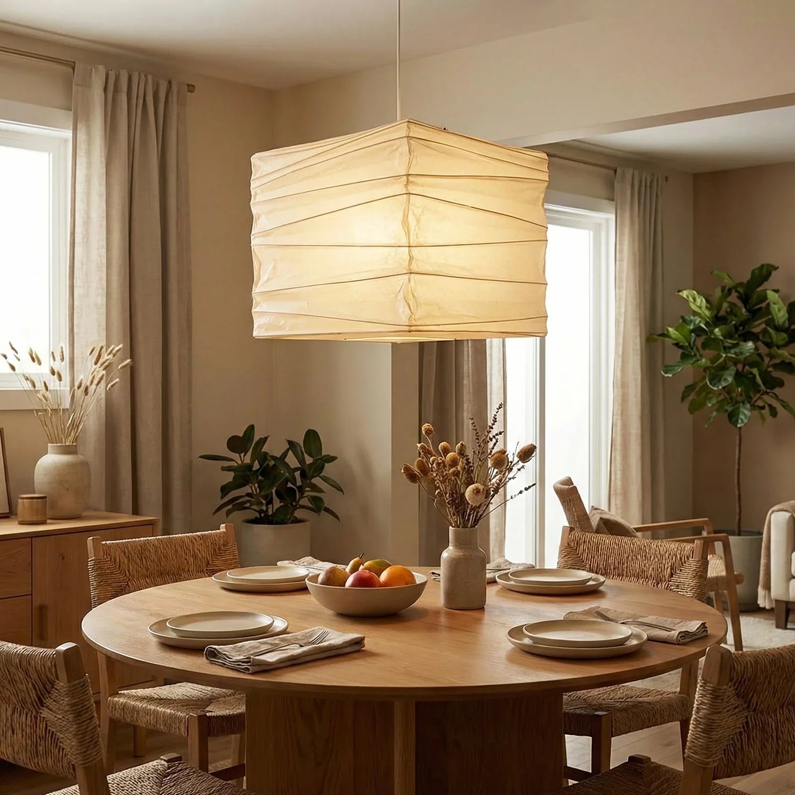 Akari Square 33X 45X Pendant Light | wildoxy