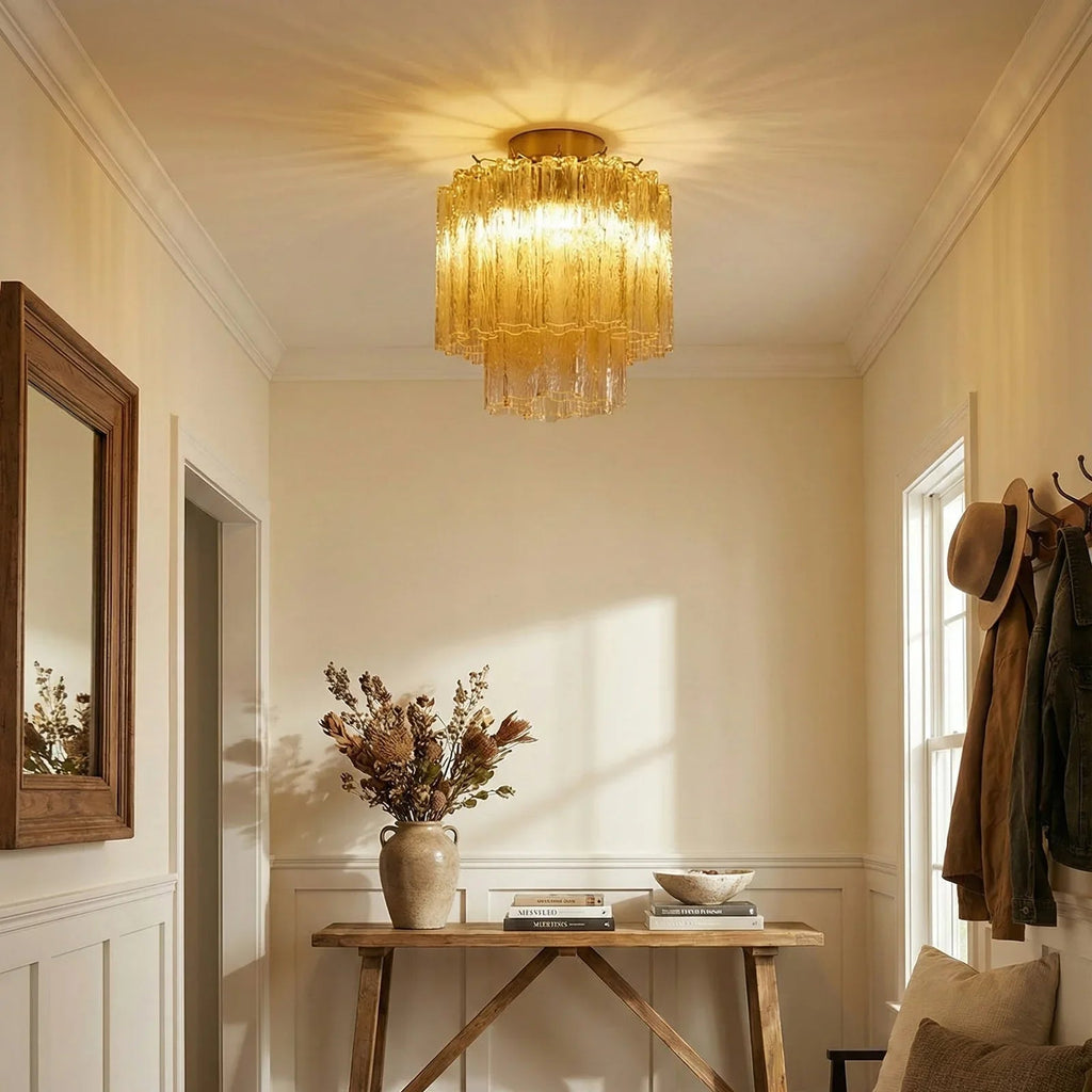 Star Shaped Glass Tube Ceiling Light | wildoxy