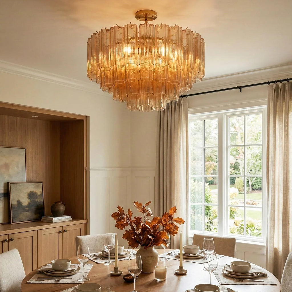 Star Shaped Glass Tube Ceiling Light | wildoxy
