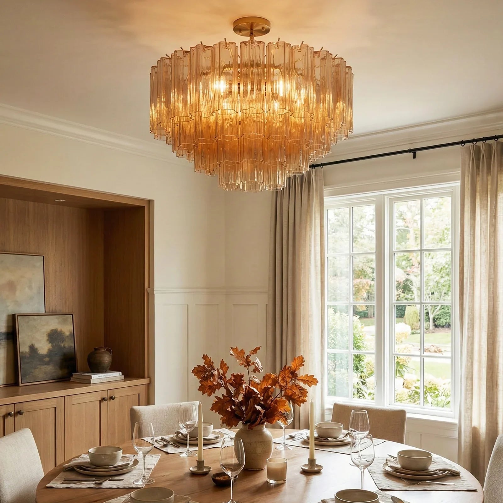 Star Shaped Glass Tube Ceiling Light | wildoxy