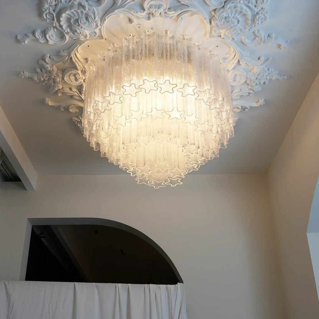 Star Shaped Glass Tube Ceiling Light | wildoxy