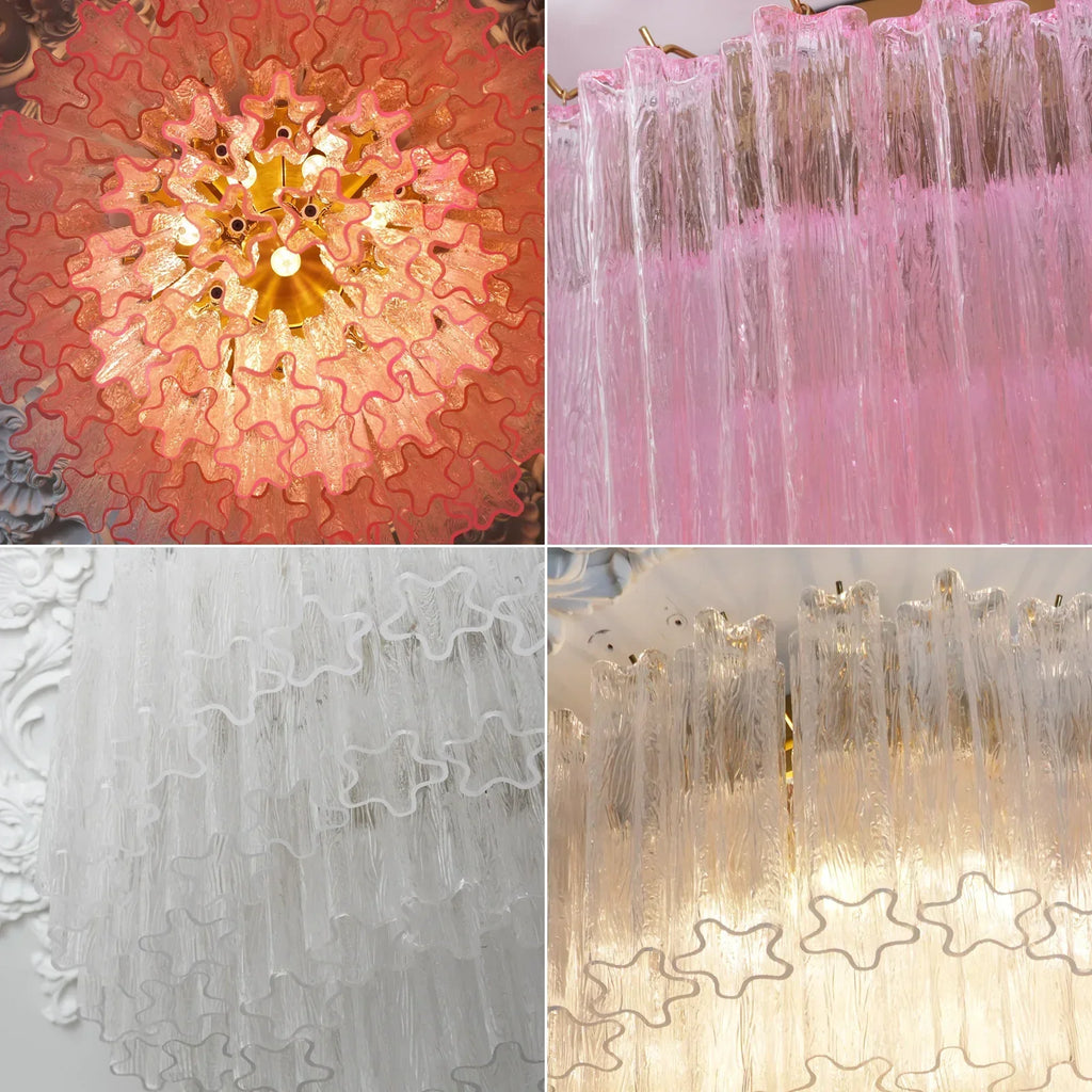 Star Shaped Glass Tube Ceiling Light | wildoxy