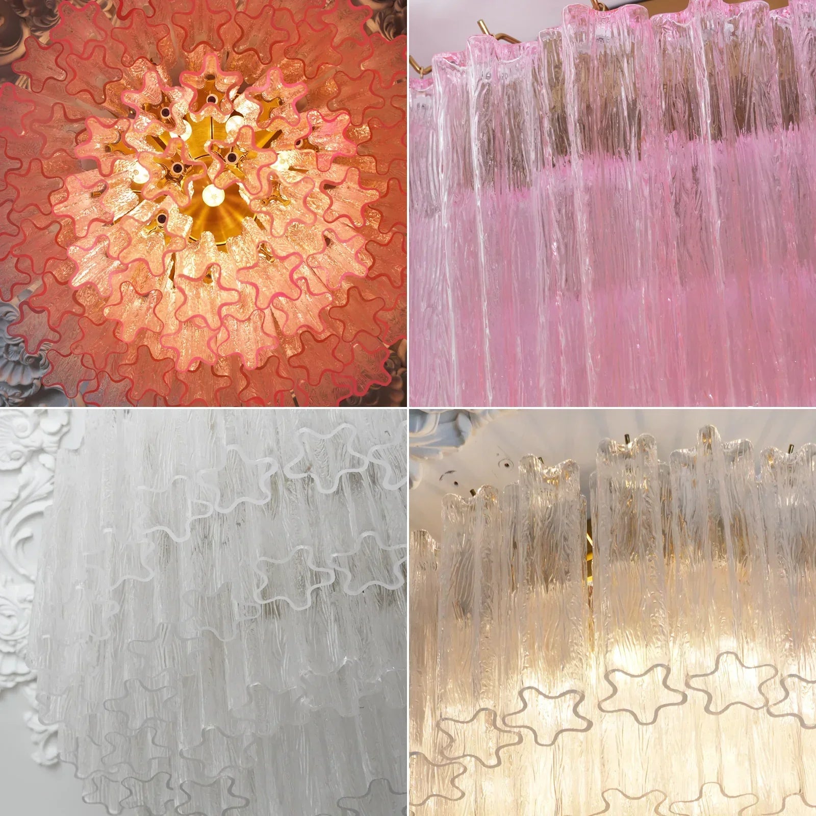 Star Shaped Glass Tube Ceiling Light | wildoxy