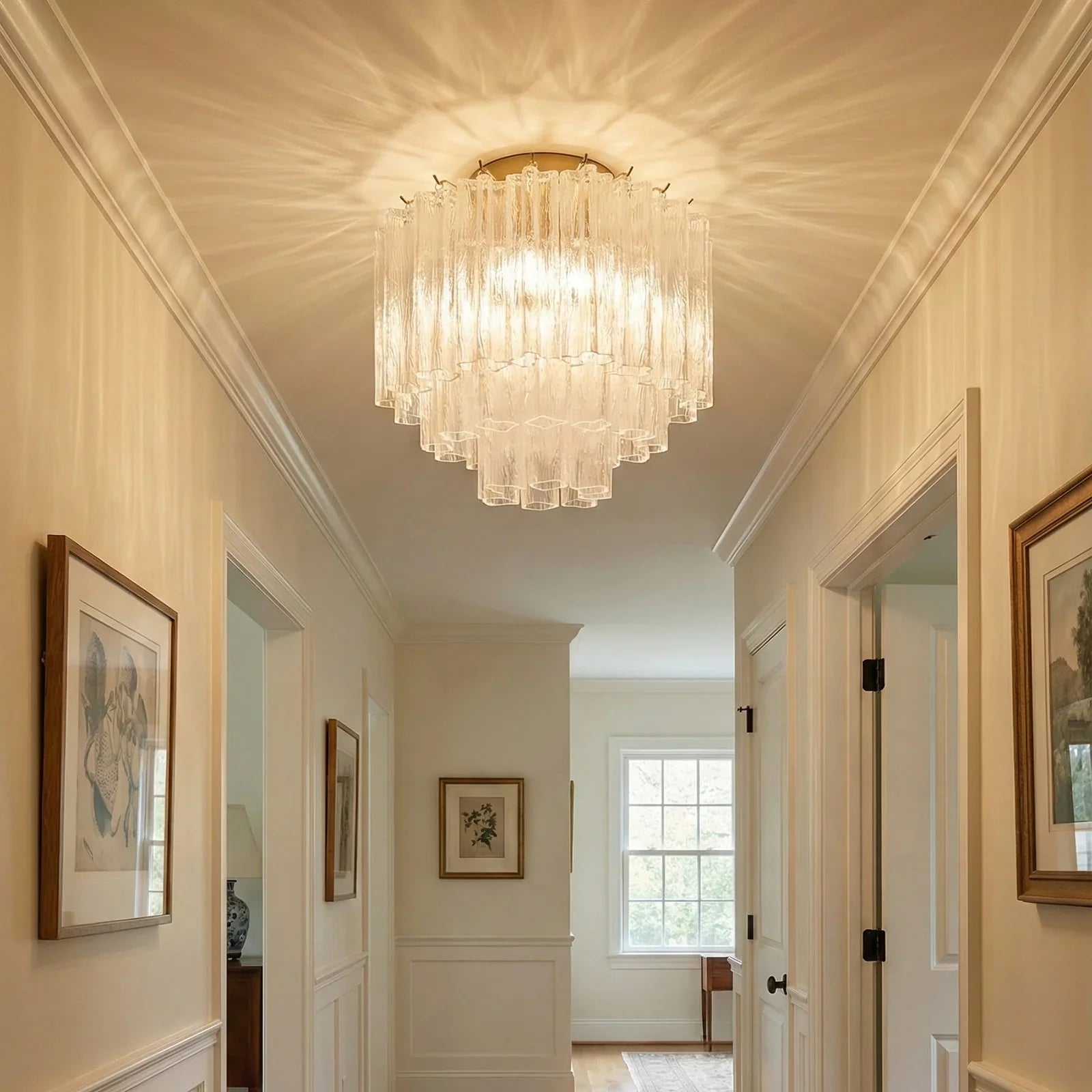Star Shaped Glass Tube Ceiling Light | wildoxy