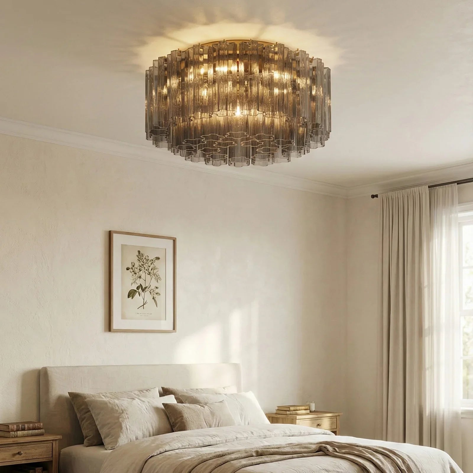 Star Shaped Glass Tube Ceiling Light | wildoxy