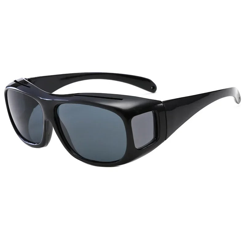 Polarized Over-Glasses Clip-On Sunglasses — UV Protection