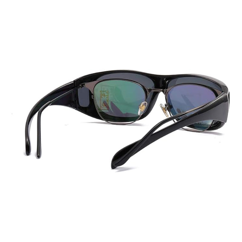 Polarized Over-Glasses Clip-On Sunglasses — UV Protection