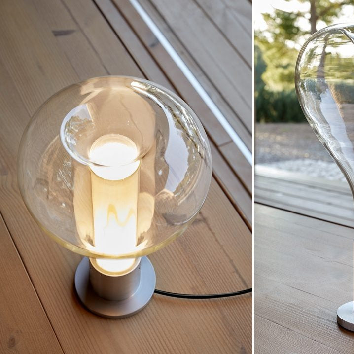 Aurelia Fluid Art Lamp — Lava-Inspired Glass Sculpture, Ambient Lighting
