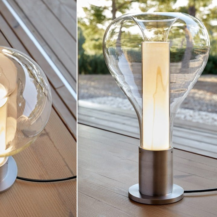 Aurelia Fluid Art Lamp — Lava-Inspired Glass Sculpture, Ambient Lighting