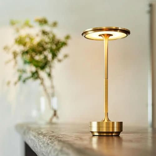 ECLARO dobíjecí stmívatelná LED stolní lampa — Bez kabelu, tři úrovně jasu
