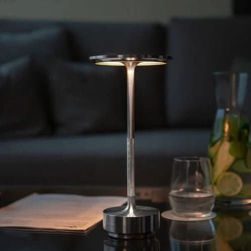 ECLARO dobíjecí stmívatelná LED stolní lampa — Bez kabelu, tři úrovně jasu