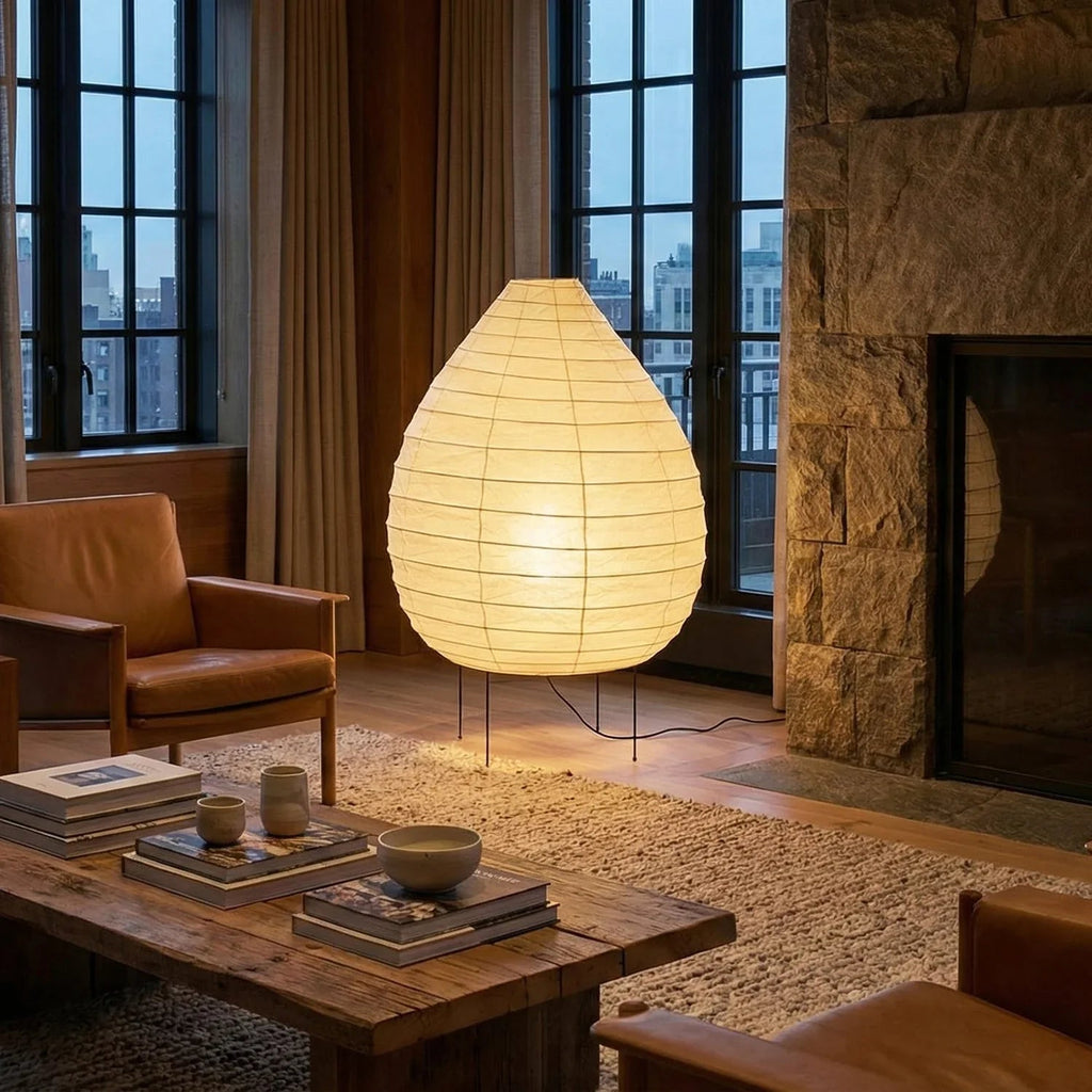 Akari Teardrop Shaped 23N Floor Lamp | wildoxy