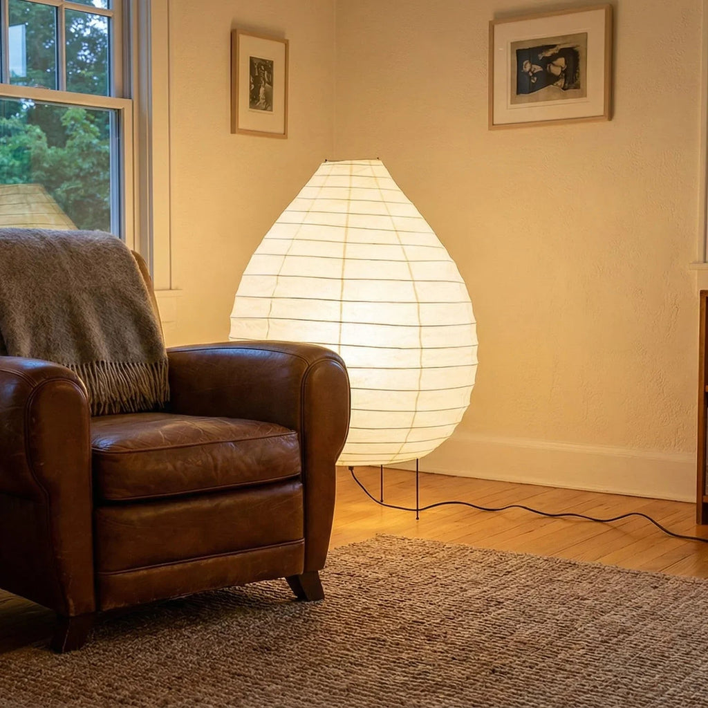 Akari Teardrop Shaped 23N Floor Lamp | wildoxy
