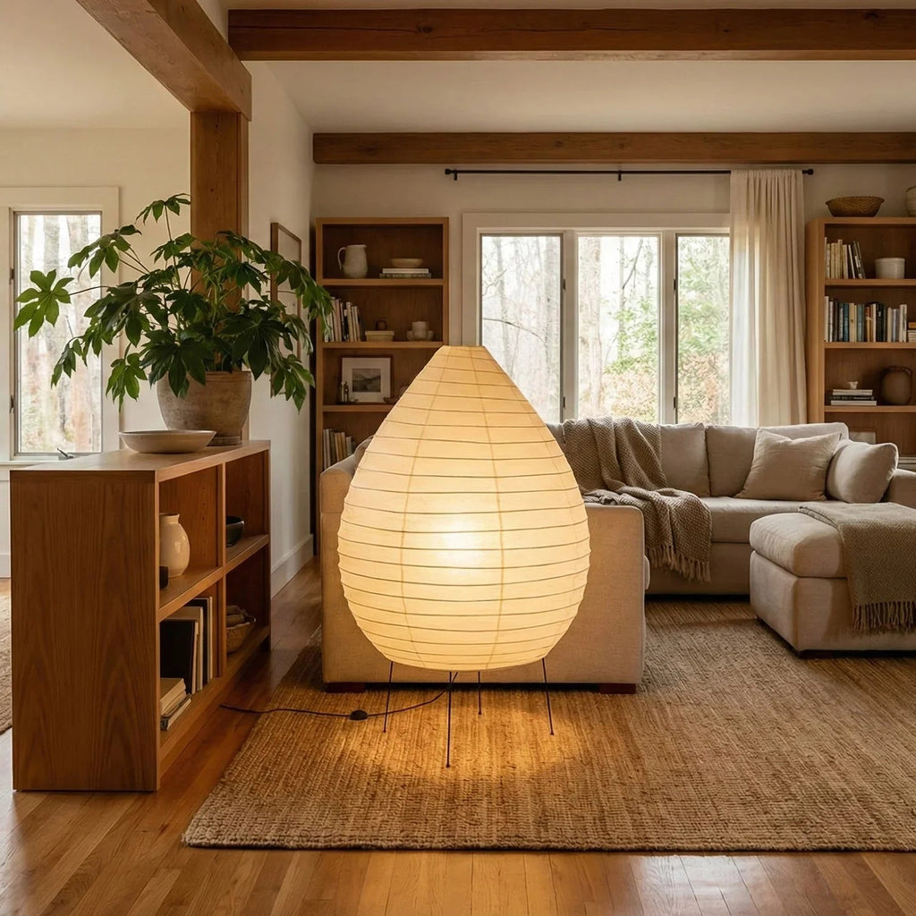 Akari Teardrop Shaped 23N Floor Lamp | wildoxy
