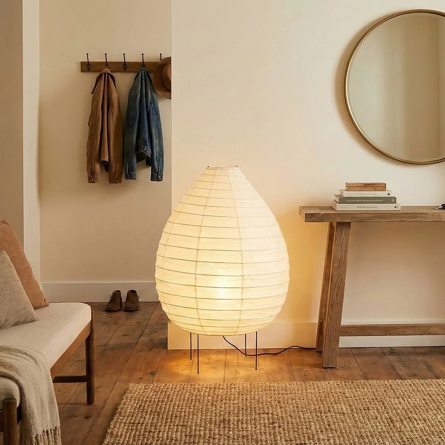 Akari Teardrop Shaped 23N Floor Lamp | wildoxy