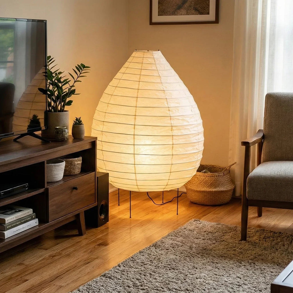 Akari Teardrop Shaped 23N Floor Lamp | wildoxy