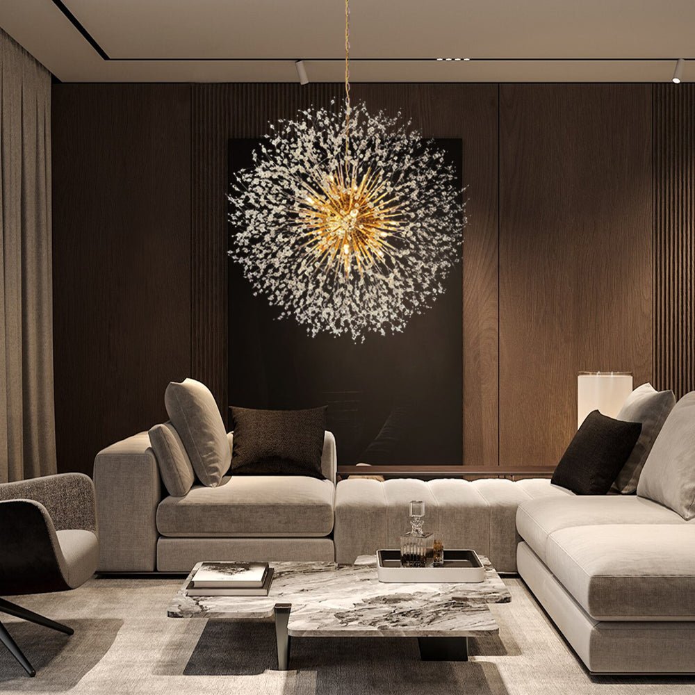 100 cm Sputnik Chandelier – Fireworks Crystal Effect