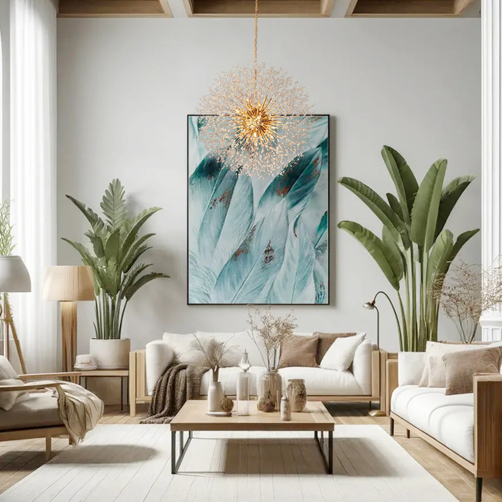 100 cm Sputnik Chandelier – Fireworks Crystal Effect