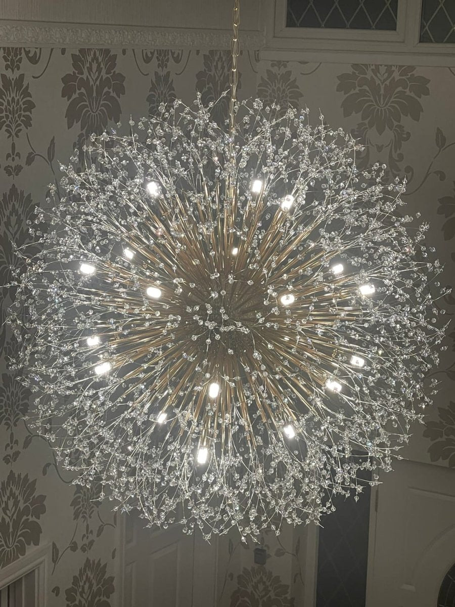 100 cm Sputnik Chandelier – Fireworks Crystal Effect