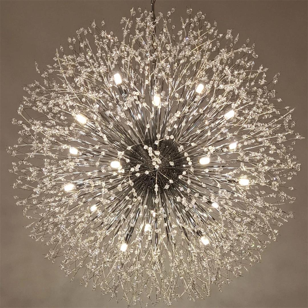 100 cm Sputnik Chandelier – Fireworks Crystal Effect