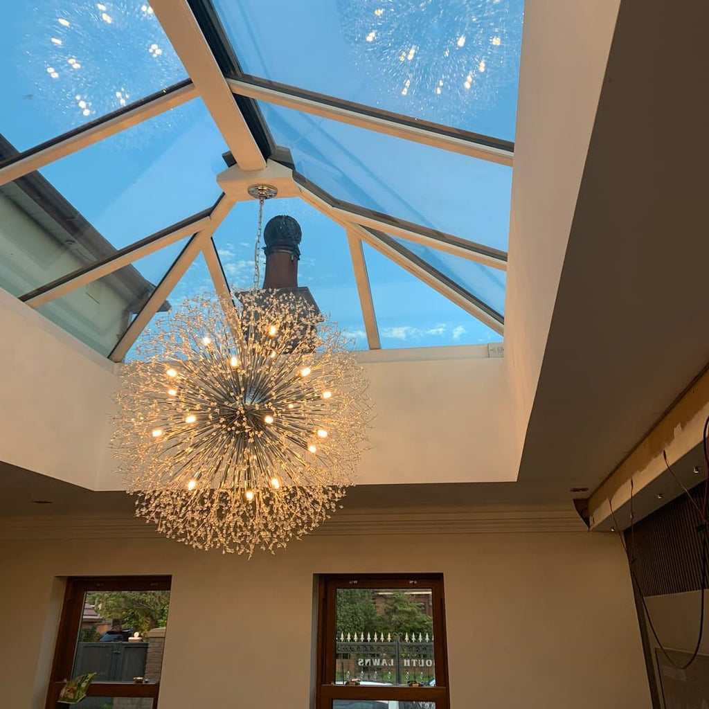 100 cm Sputnik Chandelier – Fireworks Crystal Effect