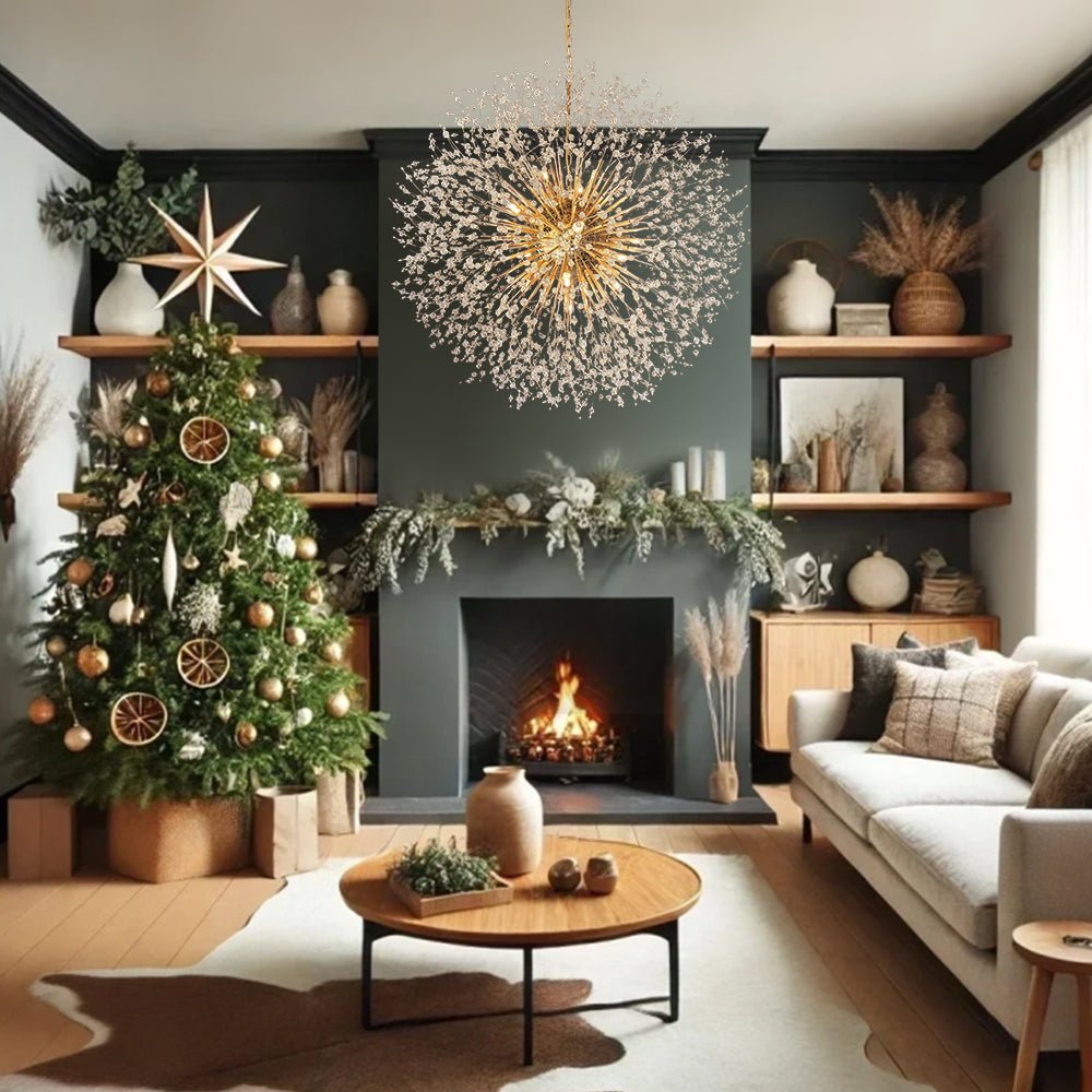 100 cm Sputnik Chandelier – Fireworks Crystal Effect