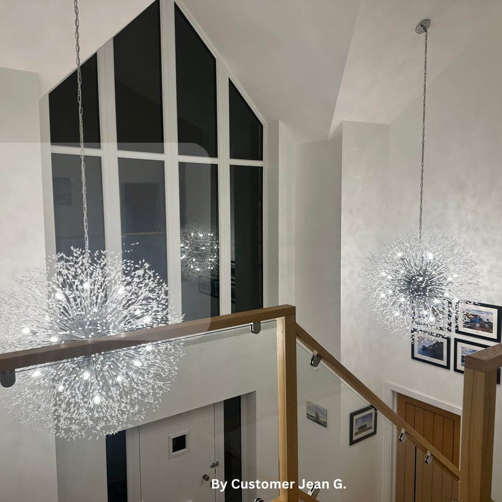 100 cm Sputnik Chandelier – Fireworks Crystal Effect