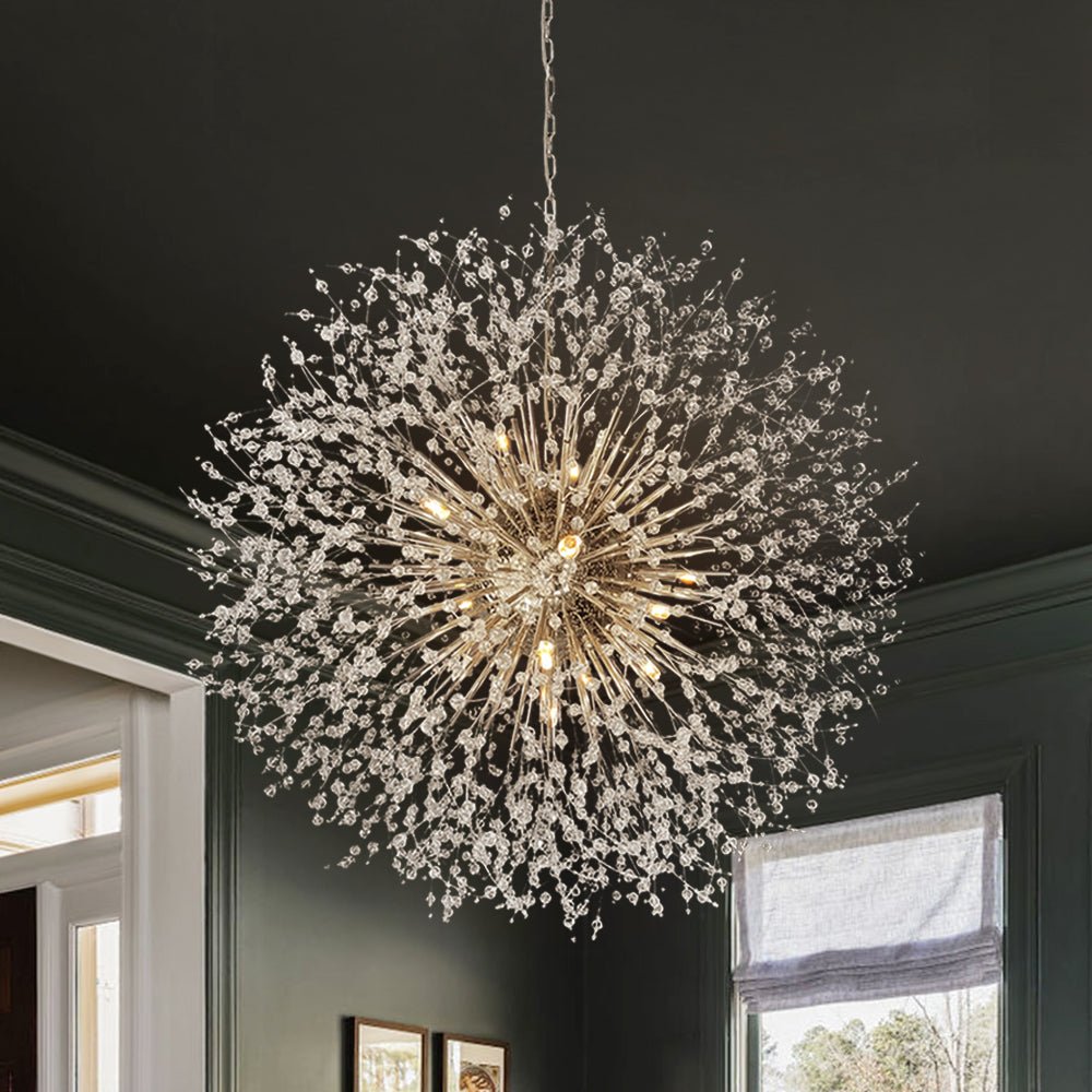 100 cm Sputnik Chandelier – Fireworks Crystal Effect