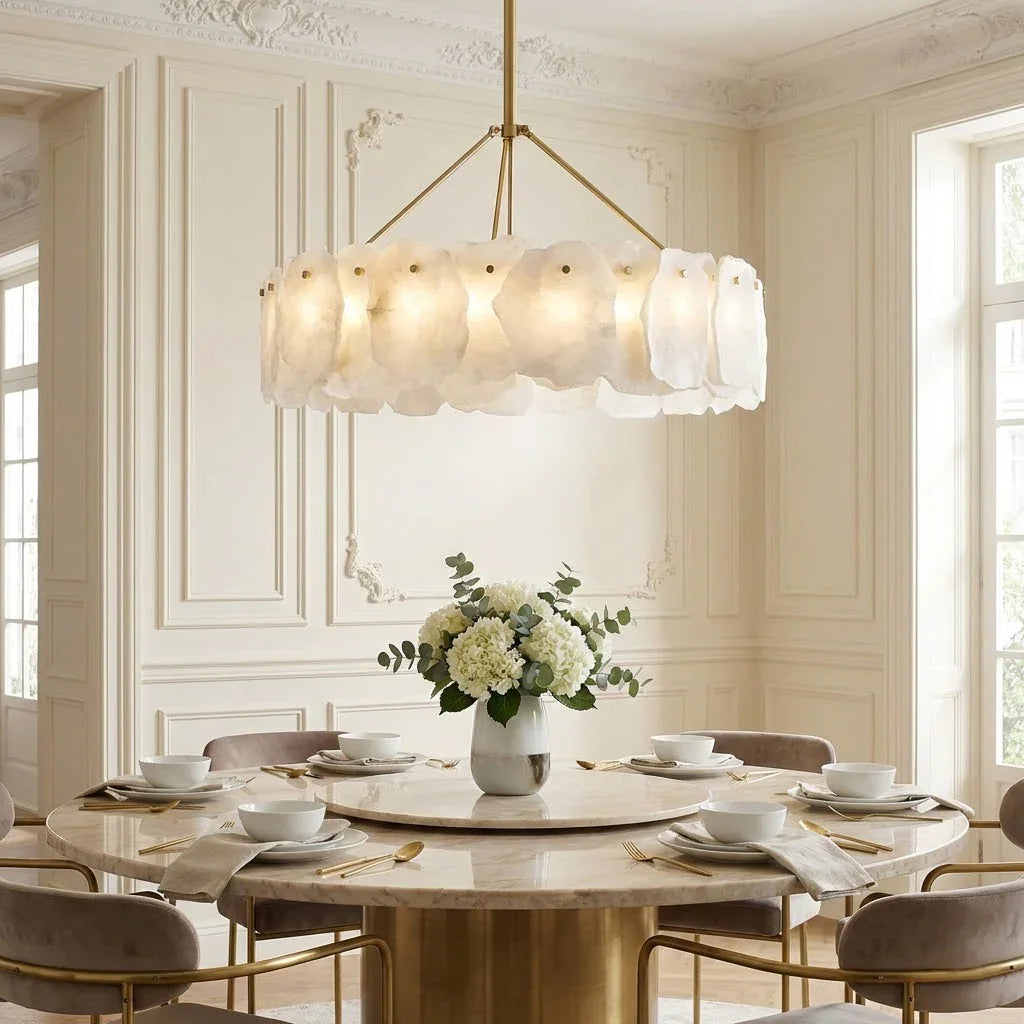 Tiered Alabaster Chandelier | wildoxy