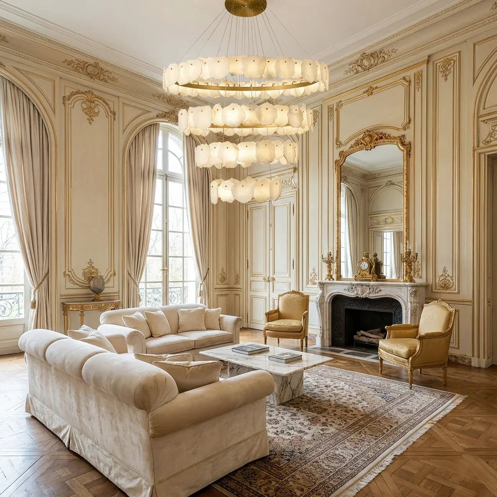 Tiered Alabaster Chandelier | wildoxy