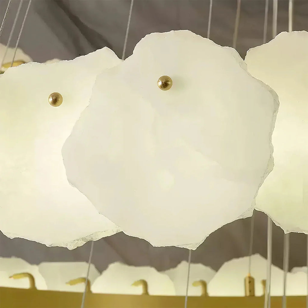 Tiered Alabaster Chandelier | wildoxy