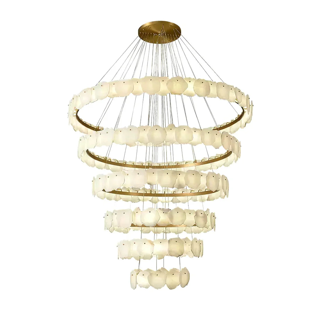 Tiered Alabaster Chandelier | wildoxy
