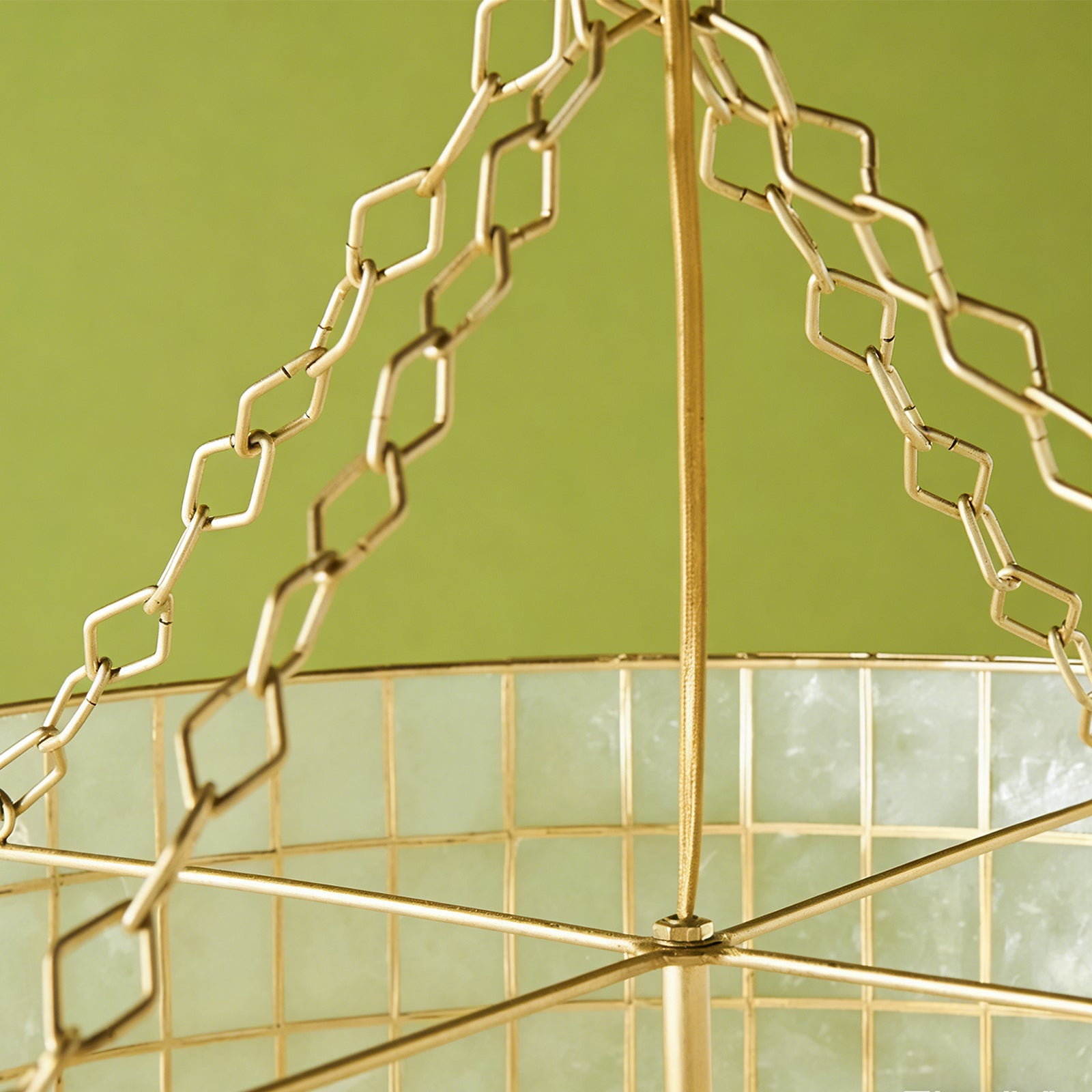 Tiered Capiz Wavecrest Chandelier | wildoxy