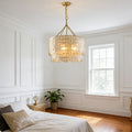 Tiered Capiz Wavecrest Chandelier | wildoxy