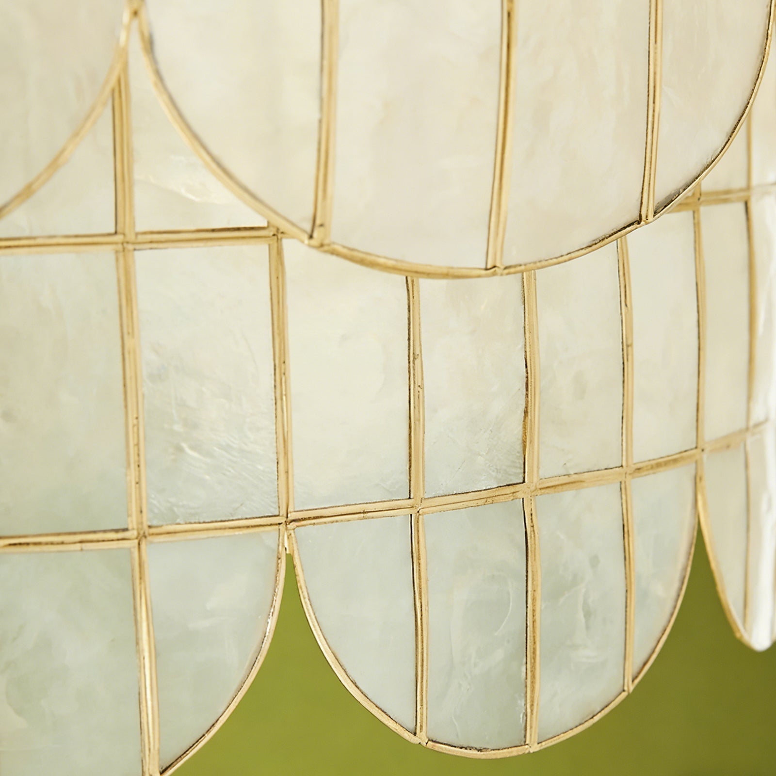 Tiered Capiz Wavecrest Chandelier | wildoxy