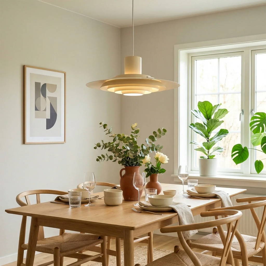 Tiered Dish-Shaped Disc Pendant Light | wildoxy
