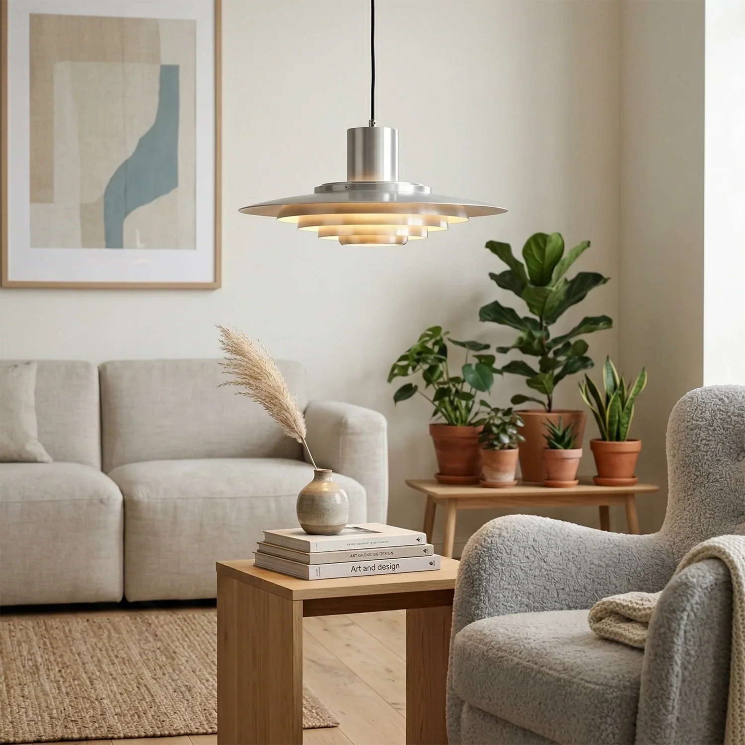 Tiered Dish-Shaped Disc Pendant Light | wildoxy