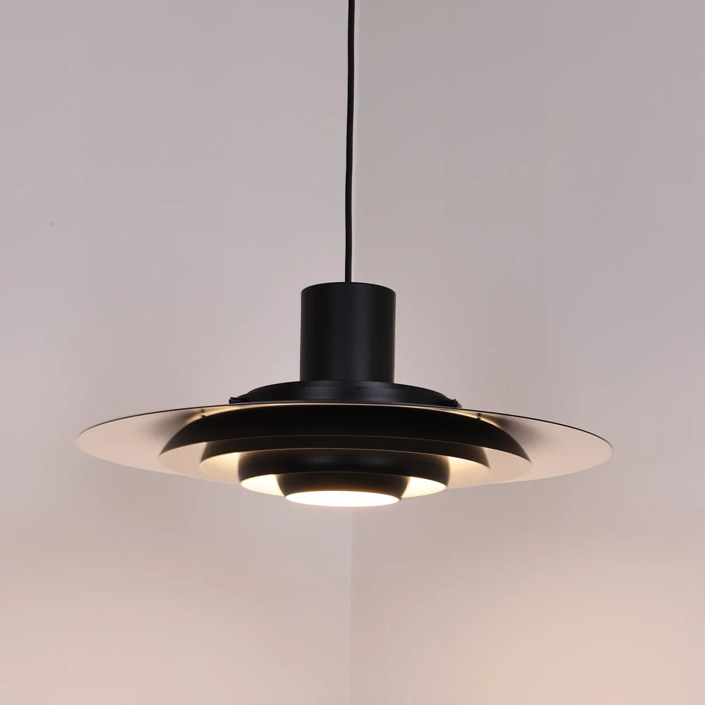 Tiered Dish-Shaped Disc Pendant Light | wildoxy