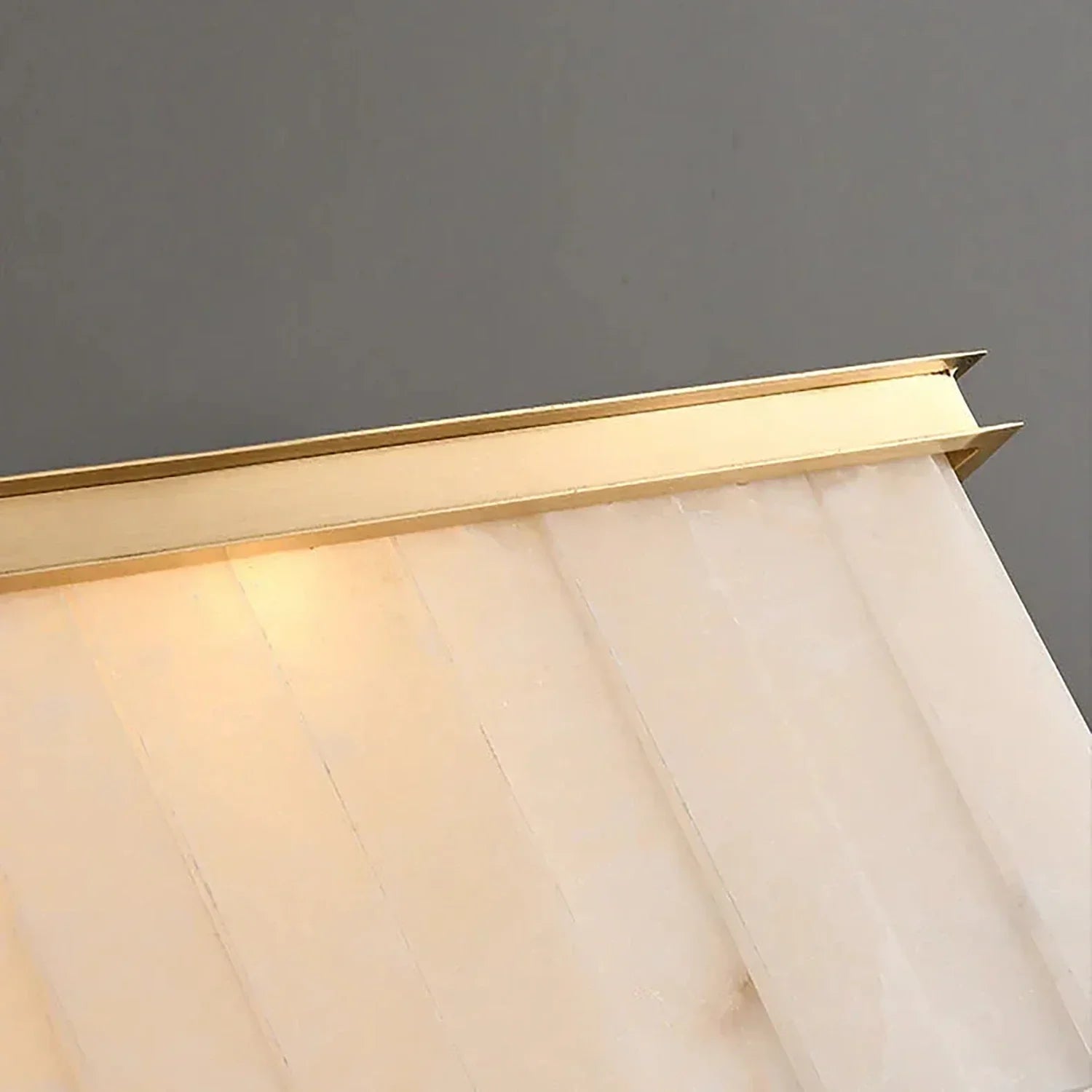Tiered Natural Alabaster Chandelier | wildoxy