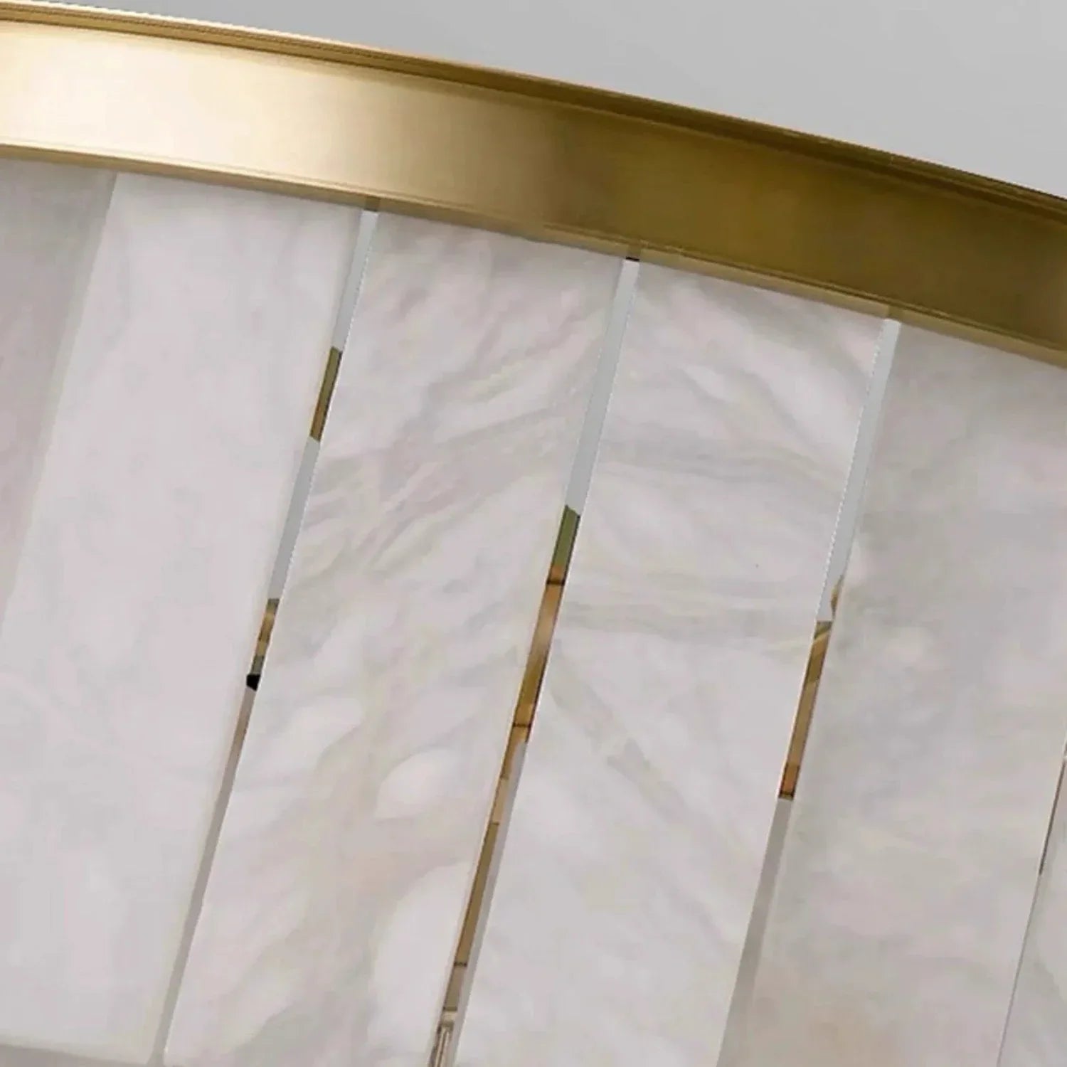Tiered Natural Alabaster Chandelier | wildoxy