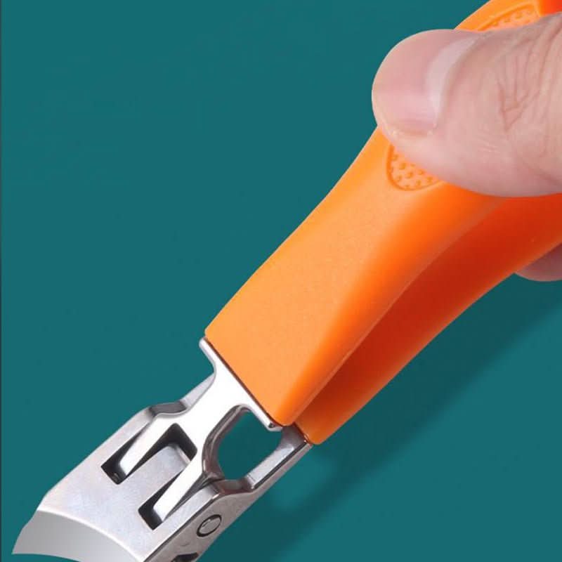 CLIPFORCE Extra Wide Nail Clipper — 15 mm Jaw, Ultra-Sharp Curved Blades