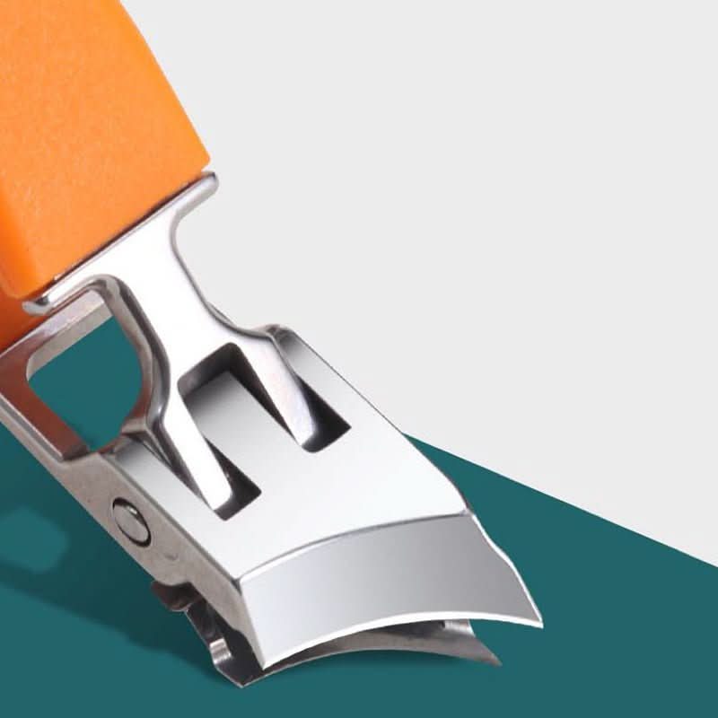 CLIPFORCE Extra Wide Nail Clipper — 15 mm Jaw, Ultra-Sharp Curved Blades