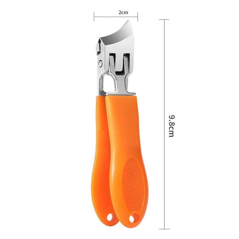 CLIPFORCE Extra Wide Nail Clipper — 15 mm Jaw, Ultra-Sharp Curved Blades